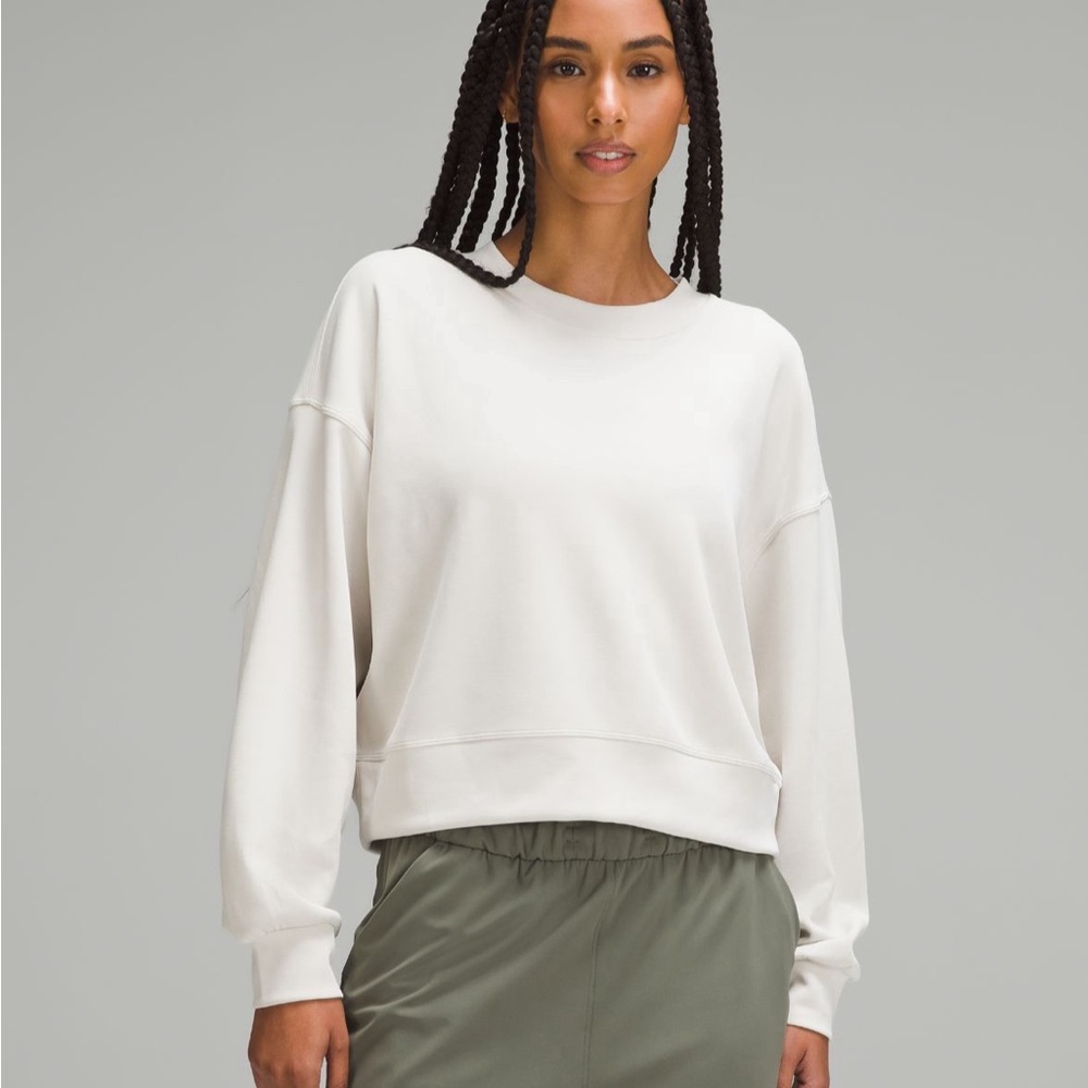 Lululemon perfectly oversized cropped crew